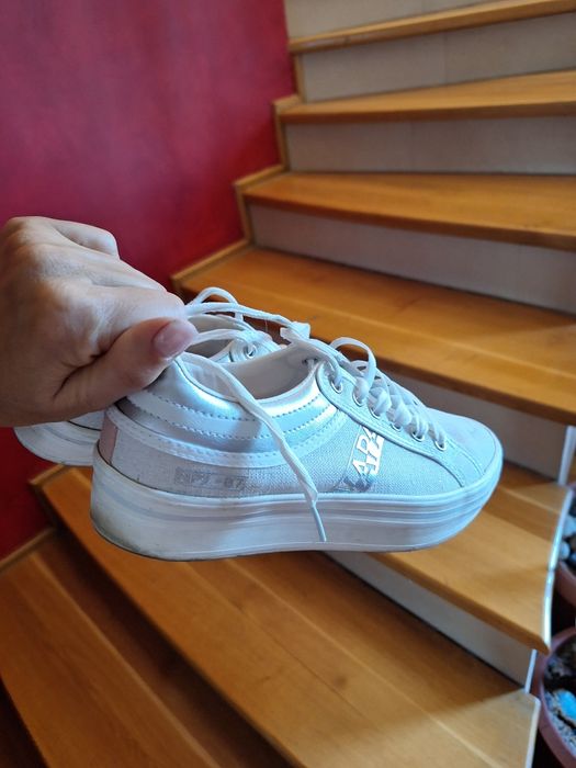 Tenisi Napapijri/Converse  36/37 alb