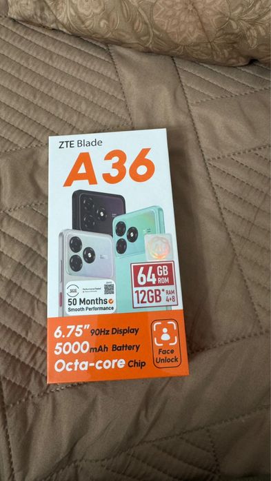Продам телефон ZTE Blade A36 64 GB