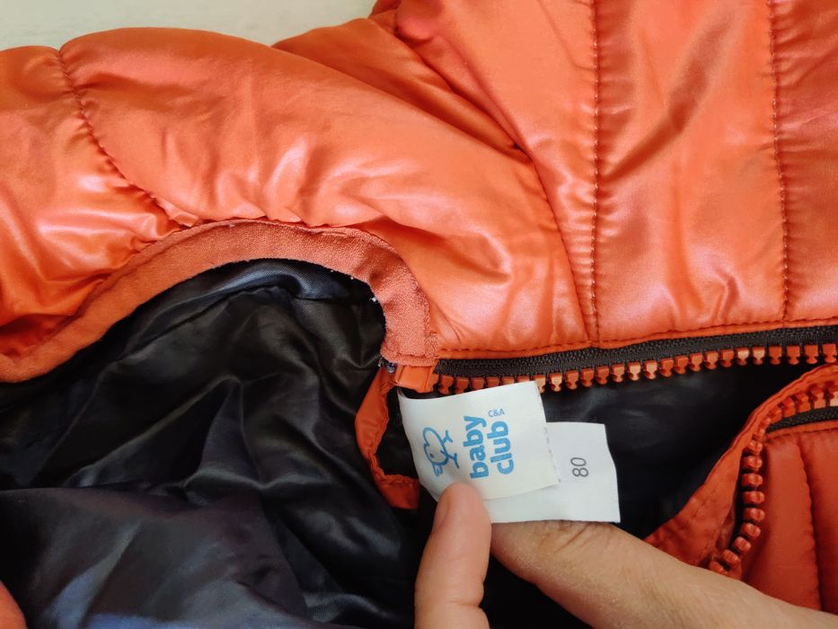 Geaca C&a, 80, 9-12 luni, baietel, groasa, impecabila