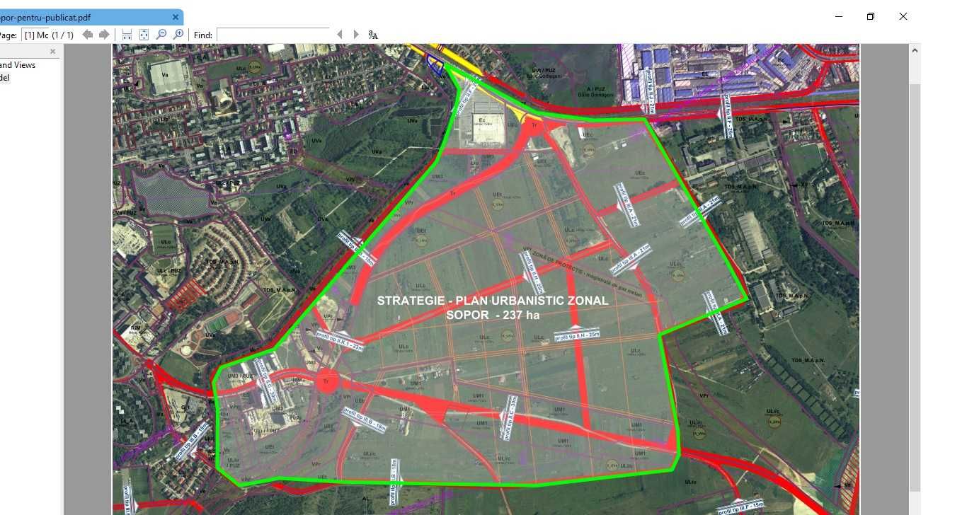 Teren Sopor 4860 mp in apropiere Selgros