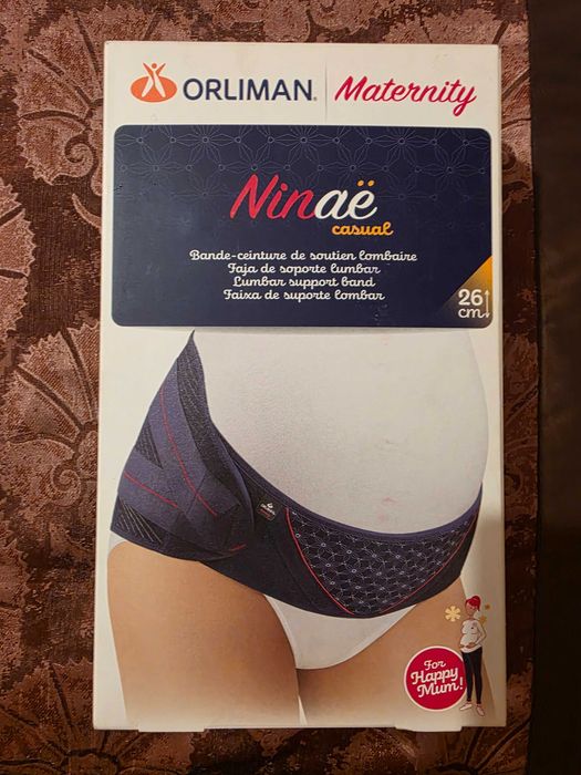 Поддържащ колан за бременни – анатомично извит, в отлично състояние