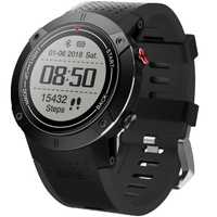Smartwatch iUni DM18, Standby time 30 zile, GPS, BT, Black