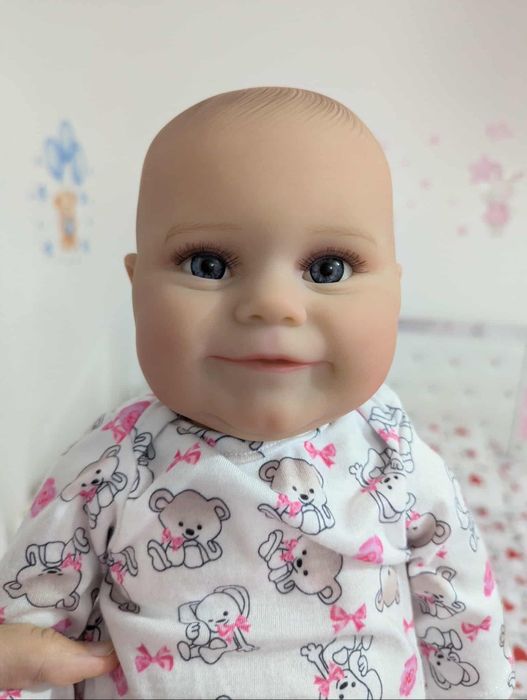 Bebelus realist din silicon moale 50 cm nou