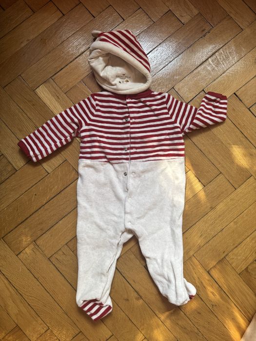 Lot doua salopete si o rochita craciun 6 luni sergent major