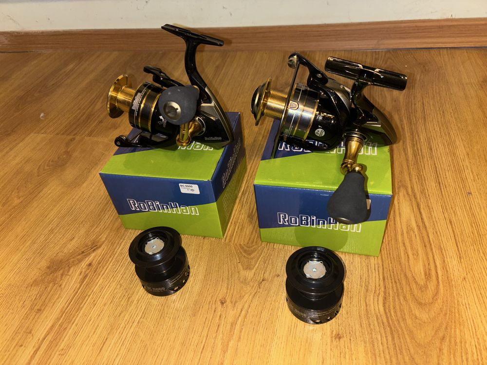 Set 2 mulinete crap / feeder robinhan bc 5000