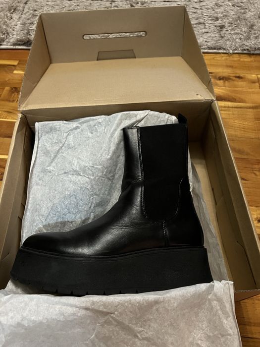 Боти Zara естествена кожа