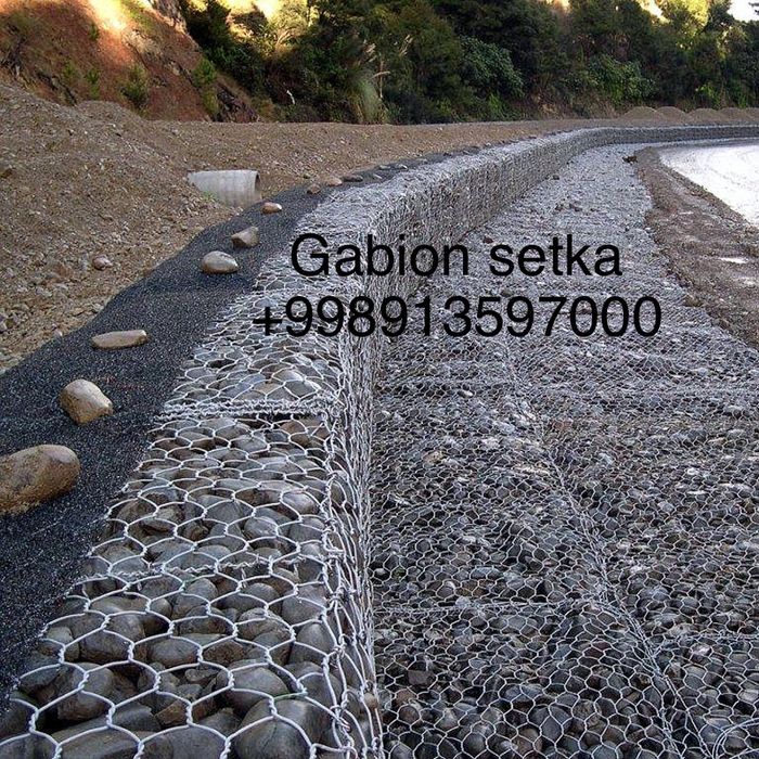 Габионний сетка перивал   Канал. Сетка габионниы габионная сетка сетка