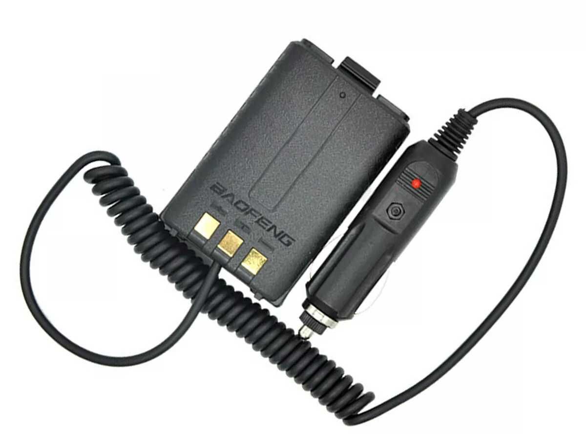 Baofeng UV-5R Battery Eliminator Car Charger