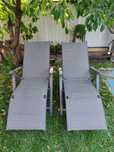 Sezlong de gradina/terasa premium(2buc)
