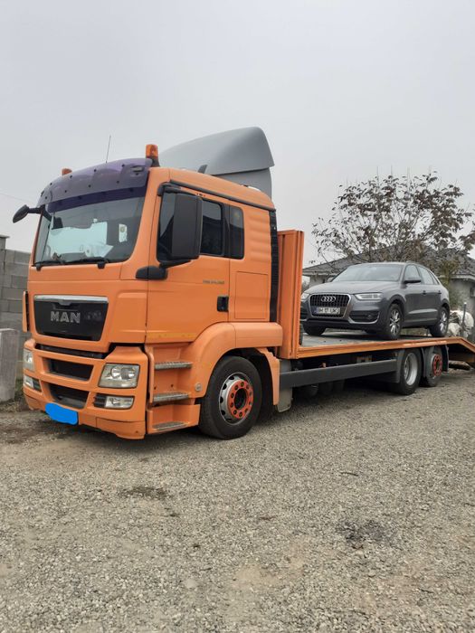 MAN 26360 tgsplatforma de tractari auto si utilaje