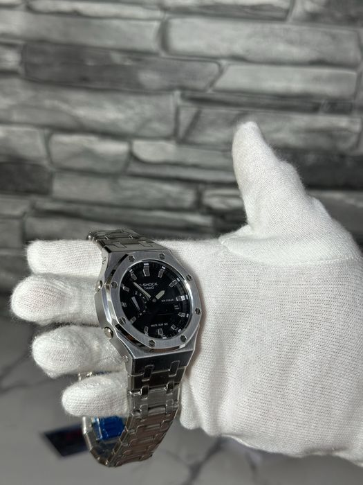 Casio G-Shock AP Mod Argint X Black