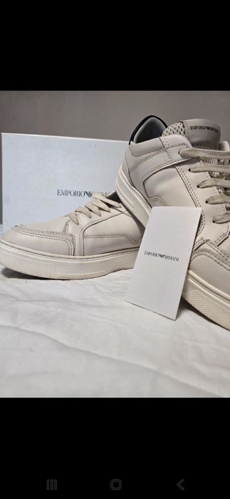 Adidași Emporio Armani albi – originali