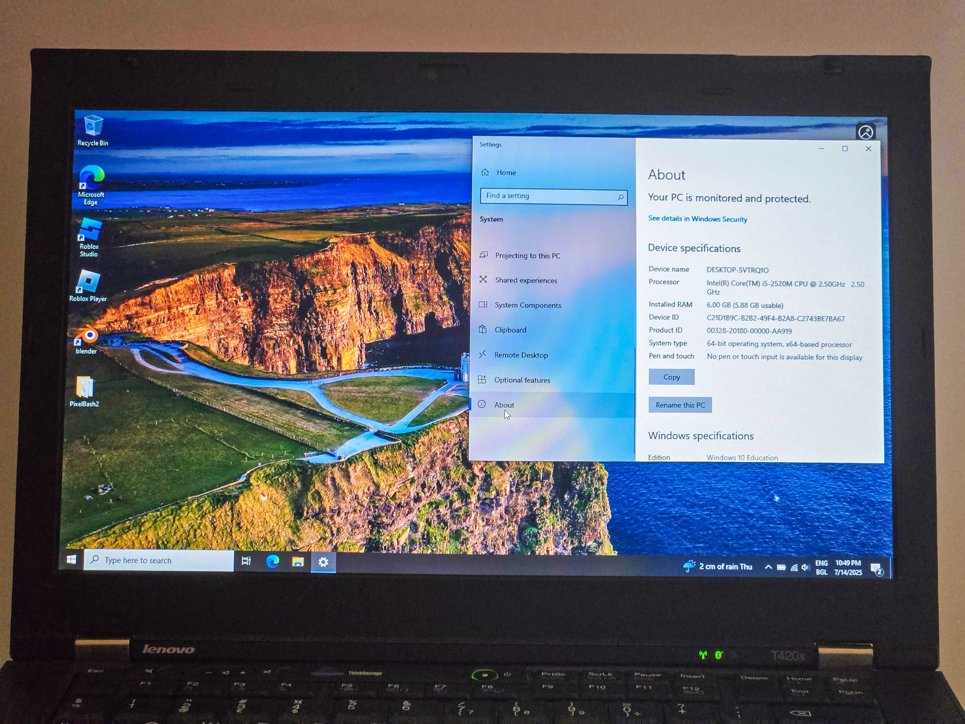 Lenovo T420S лаптоп