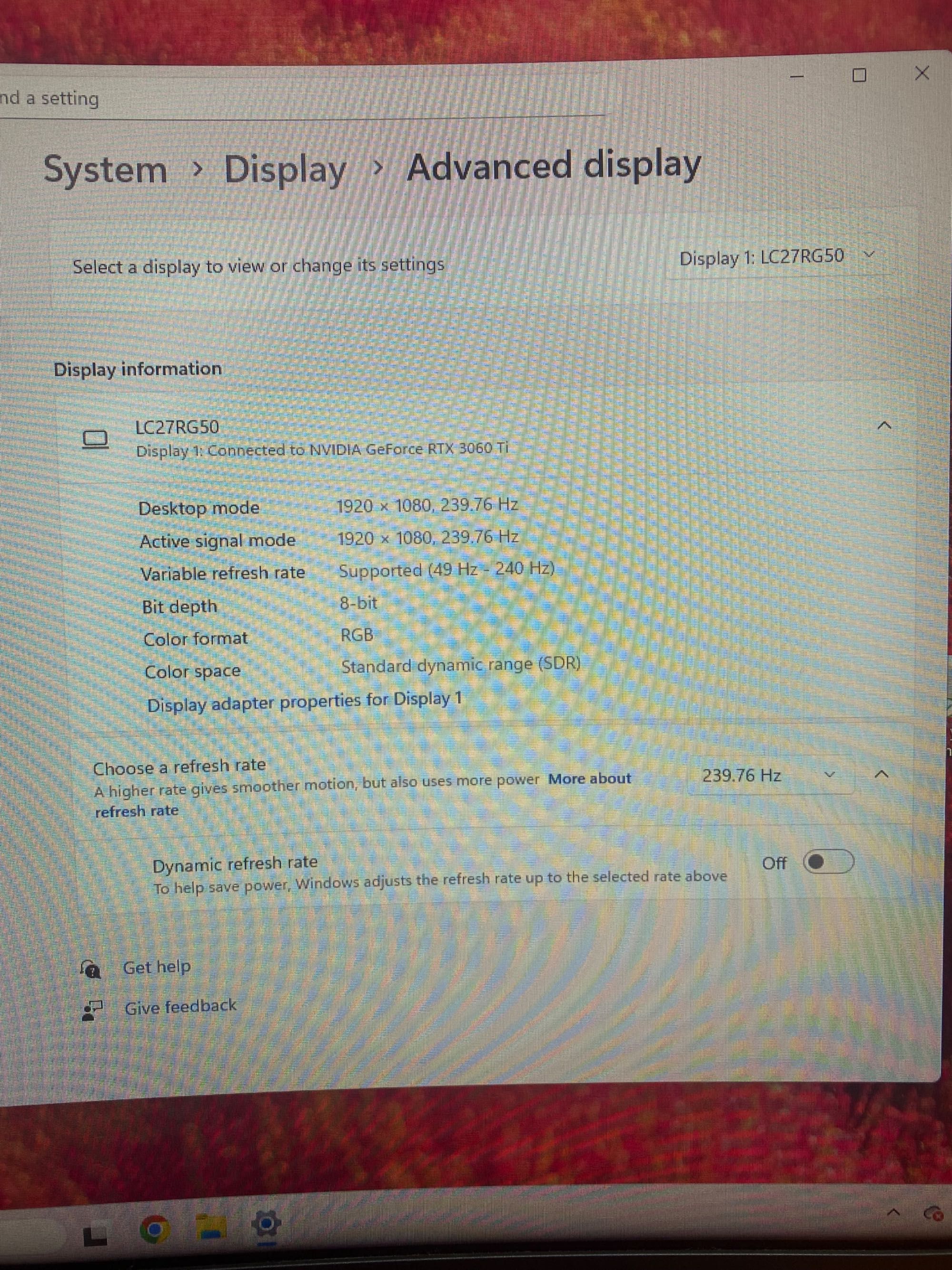 Игровой Монитор Samsung 27 VA Full HD 240Hz  Curved G-Sync