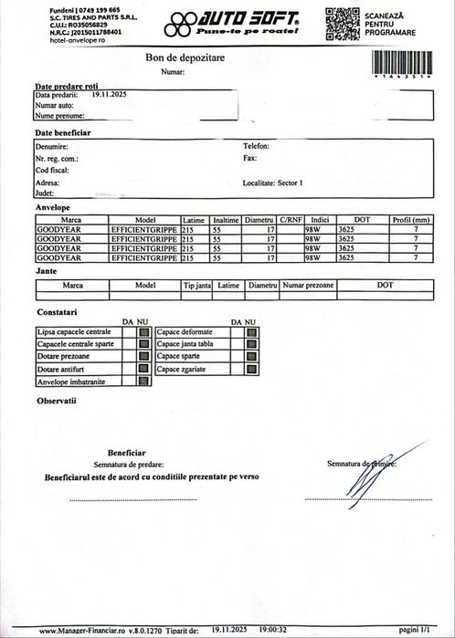 Anvelope Vara 215/55R17 98W DOT3625 Goodyear EfficientGrip 2