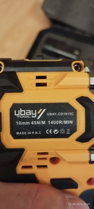 Шуруповерт Ubay Tool модели UBAY-CD1015C.