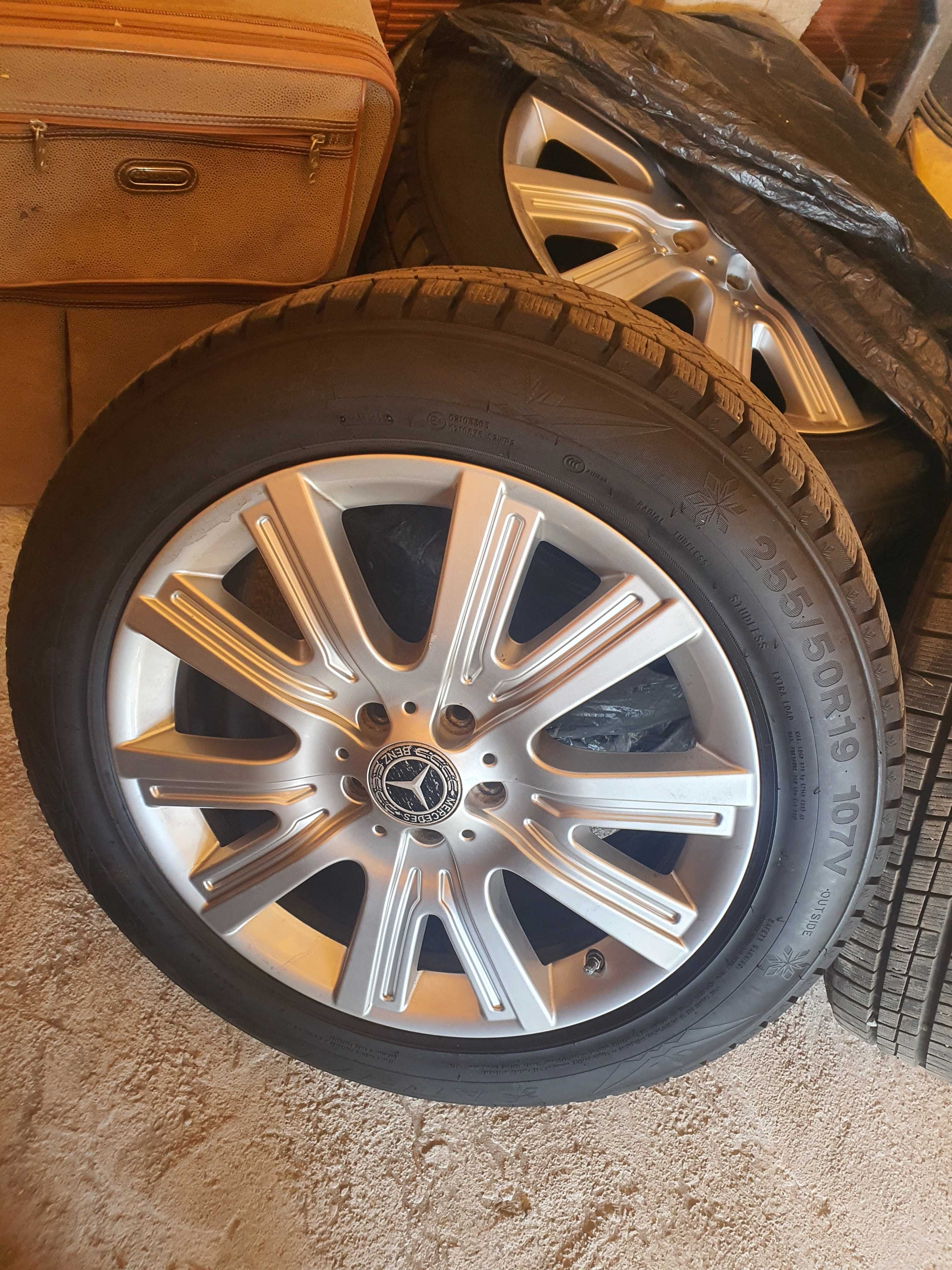 Оригинални MERCEDES джанти с нови зимни гуми