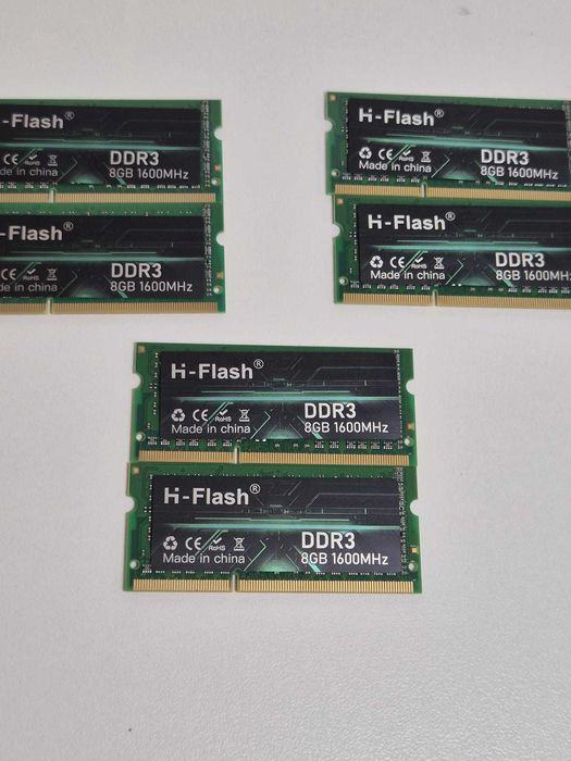 Kit memorie ram laptop 16 GB 2x8 DDR3 1600 MHz PC3 12800 HI-FLASH NOI!