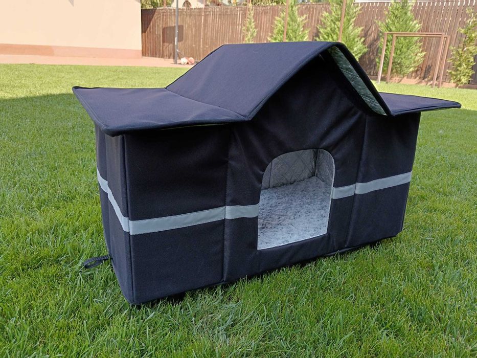 Casuță exterior pisici/căței mici izolată termic