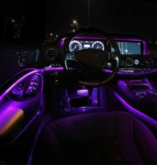 Banda LED lumini ambientale 6M aplicatie IOS Androit Fir Neon