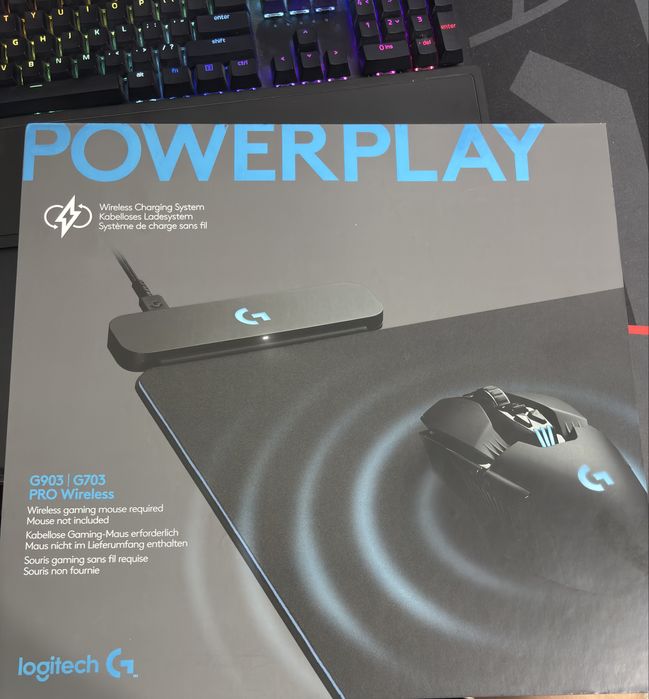 Logitech powerplay, Mousepad cu incarcare wireless