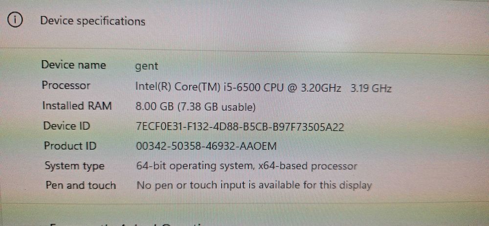 Calculator HP i5 6500 8GB RAM, SSD256GB, HDMI, Windows 11