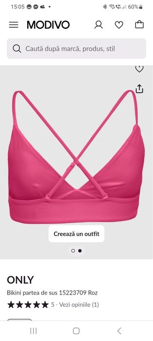 Costum baie Only rosu