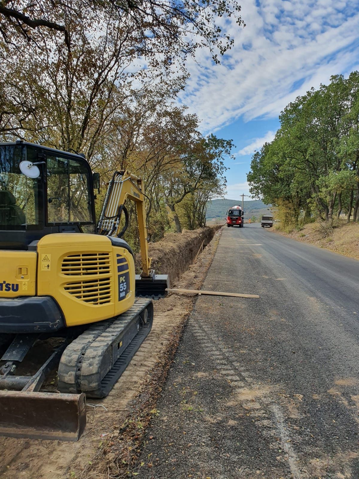 Santuri fundatie sapatura inchiriez Miniexcavator BobCat Excavator