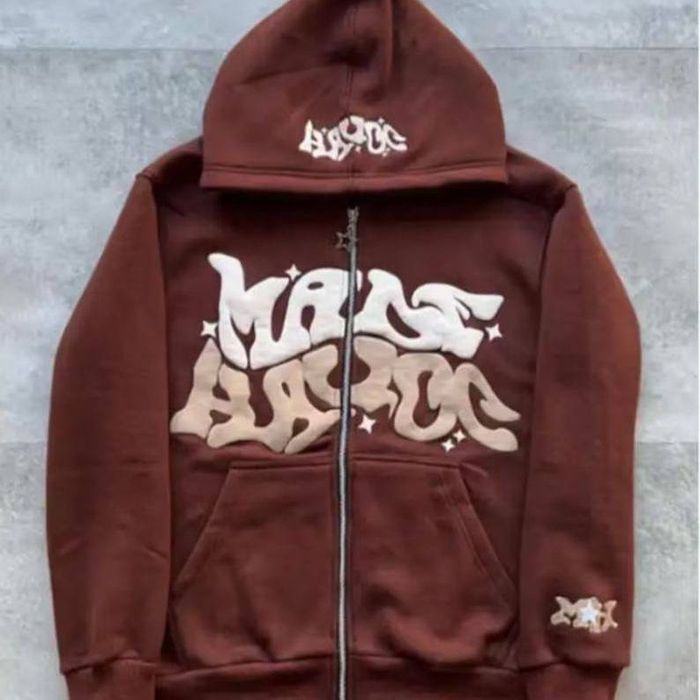 зип худи в стиле Y2K