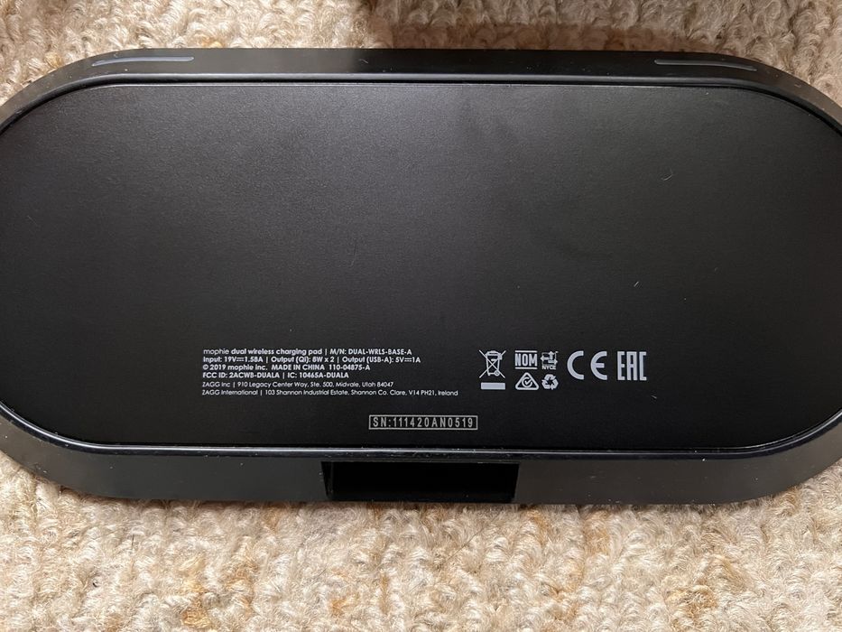 Mophie Dual Wireless Charging Pad