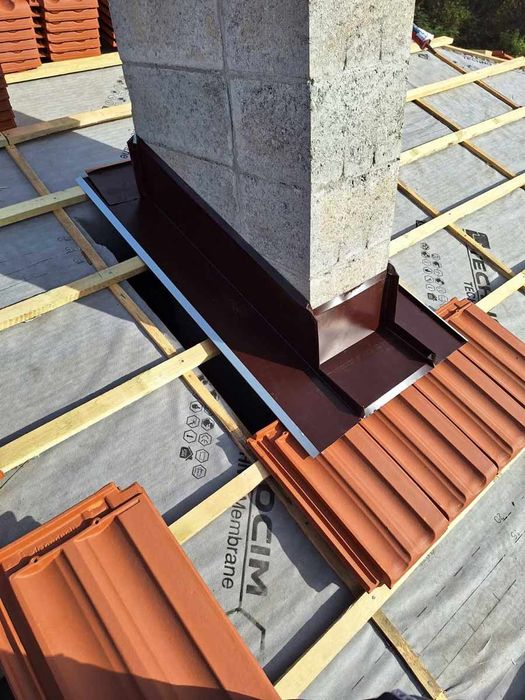 Монтаж на улуци,водосточни тръби обшиване на комини