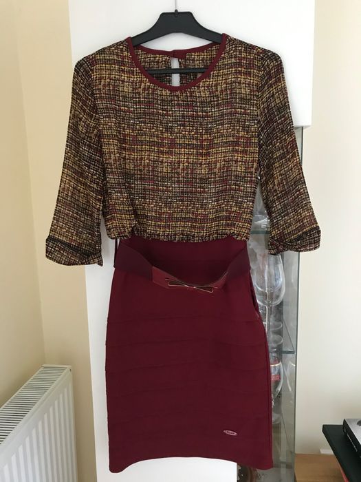 Rochie vișinie S / XS