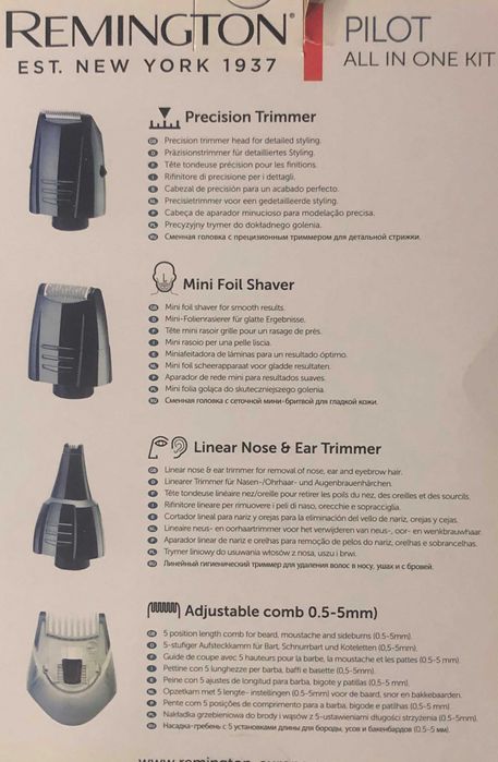 Remington PG180 aparat de tuns bărbierit trimmer pt. nas si urechi