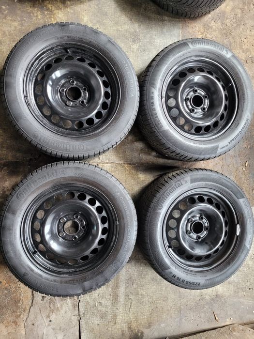 Jante tabla 5x 112 Audi R16 Anvelope iarna 225/55/16 M+S