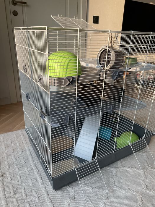 Клетка голяма и малка, колело за гризачи