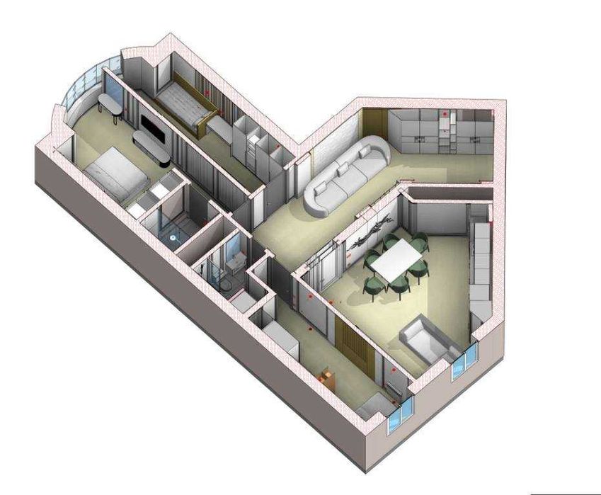 Элит Новостройка‼️Коробка 3-Ком 110м2  Тараса Шевченко/Манана Ресторан