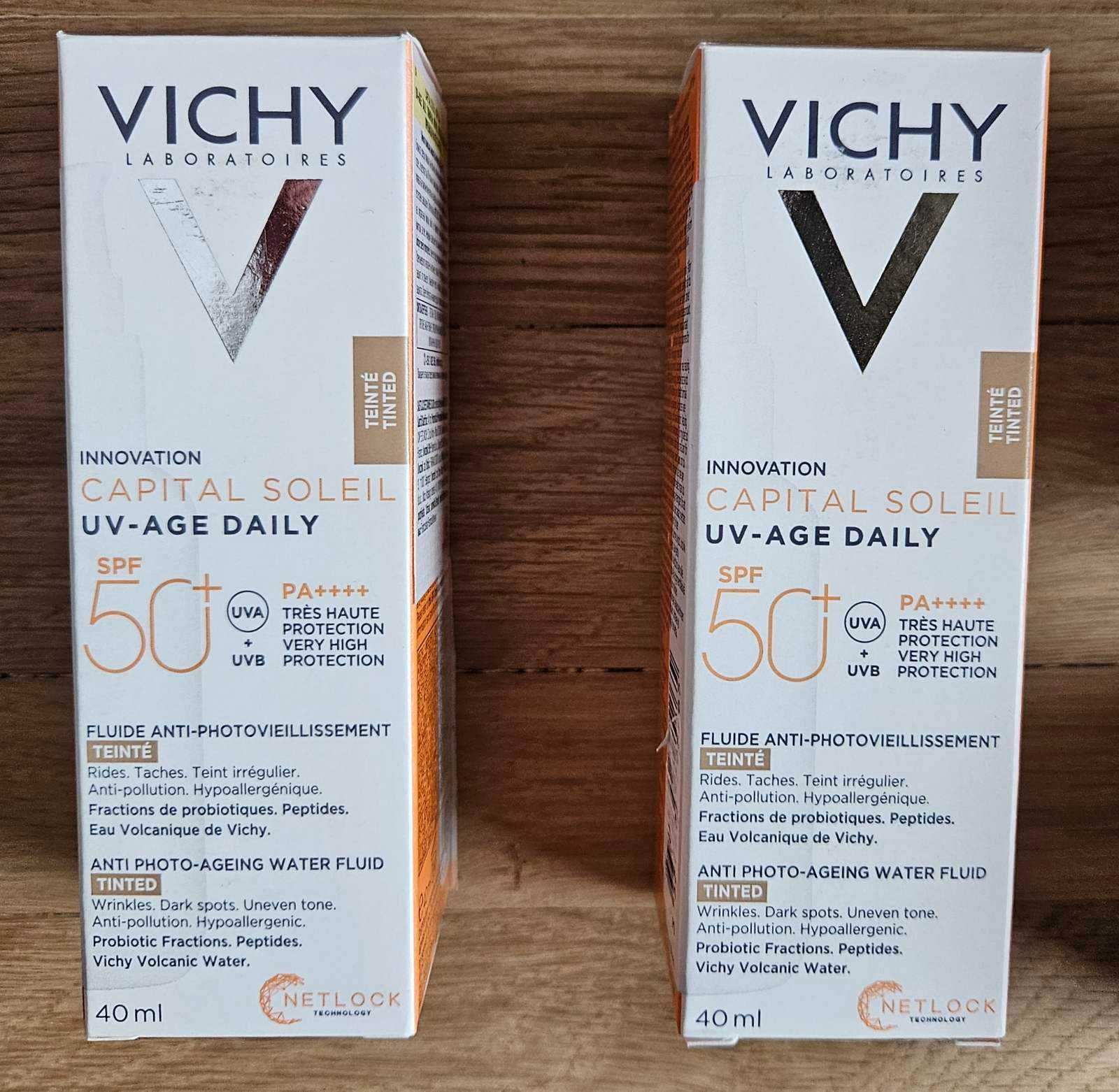 Vichy крем против бръчки серум и слънцезащита Виши колаген