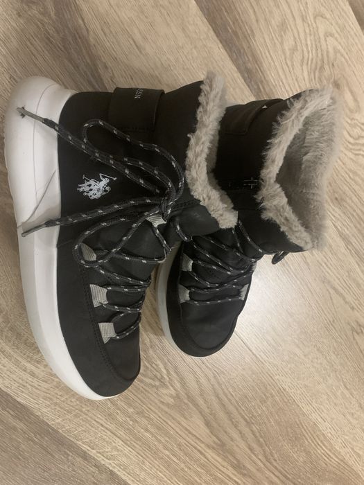 Топли и удобни боти/ботушки/обивки U.S.Polo