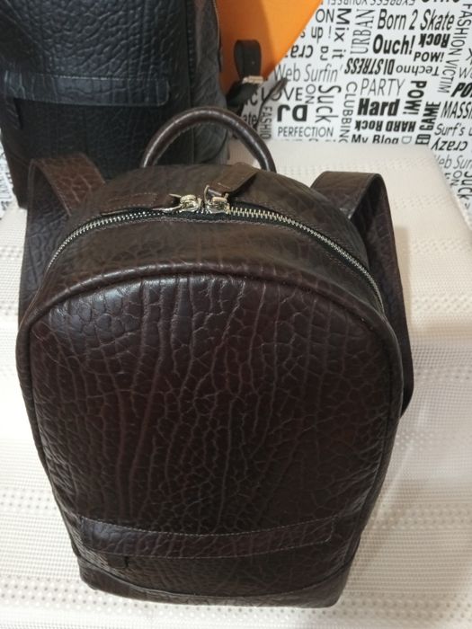 Rucsac mare piele naturală integral nou