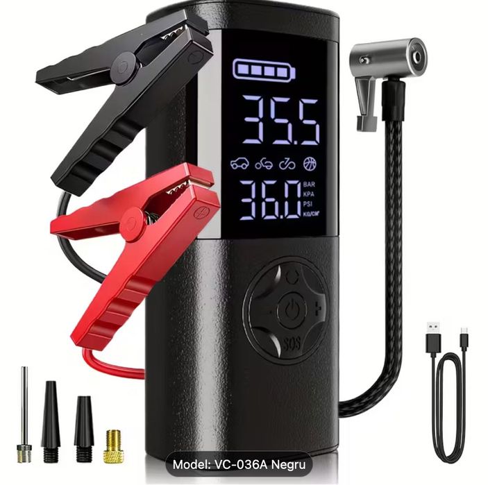 Starter/ jumper, de mașină, compresor de aer