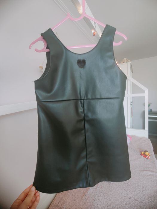 Sarafan imitatie piele Zara