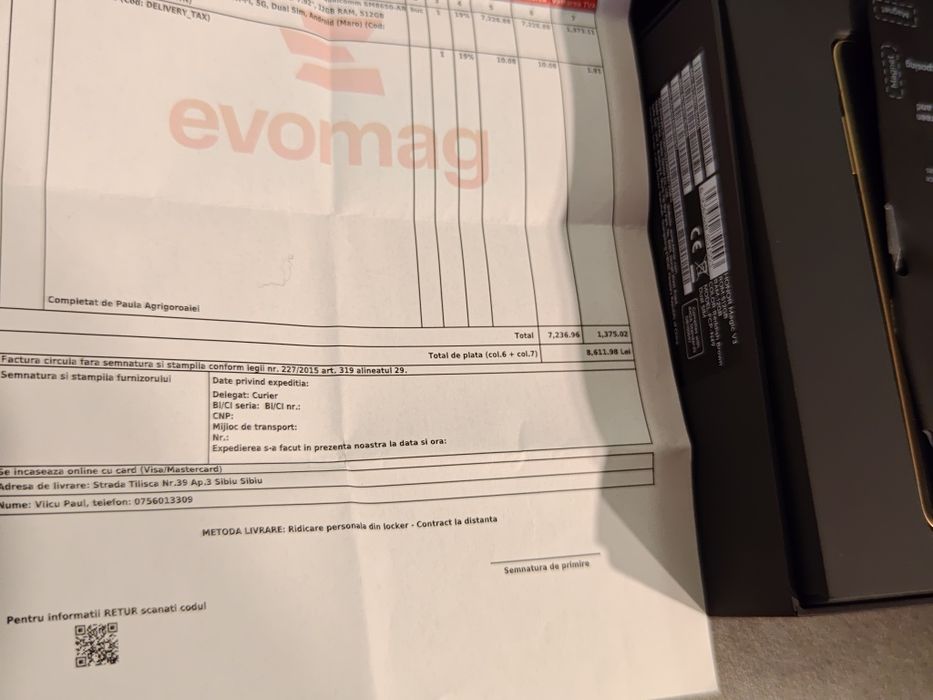 Honor Magic V3 brown garanție încă un an!!!