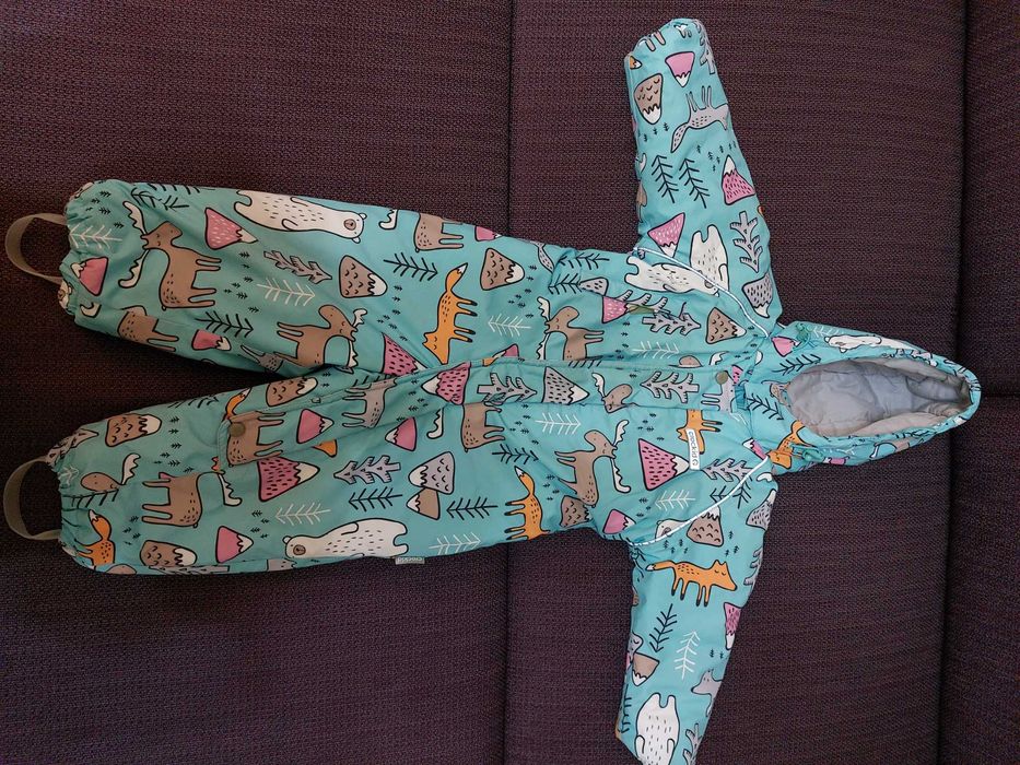 Зимний детский комбинезон CROCKID р-р 86-92 в отдичном состоянии