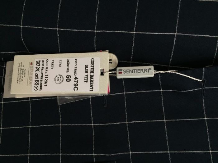 Costum barbati nou (cu eticheta), Slim-Fit, 3 piese - Sientierri