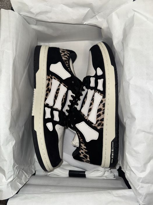 Amiri Leopard Skel Top Low