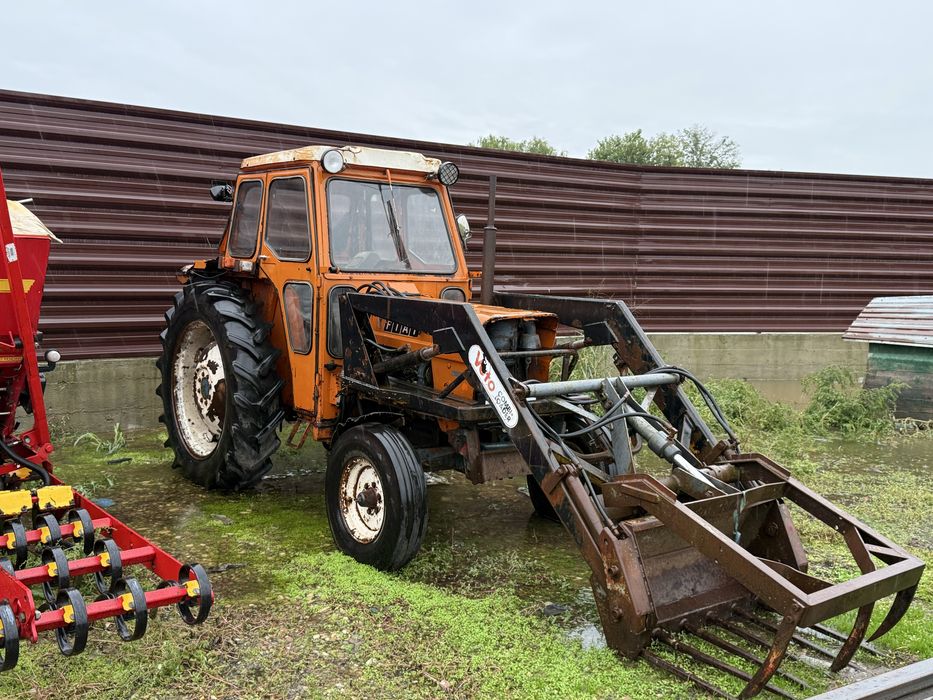 Tractor Fiat 600 Special Incarcator Frontal Cupa 2 manete Danemarca