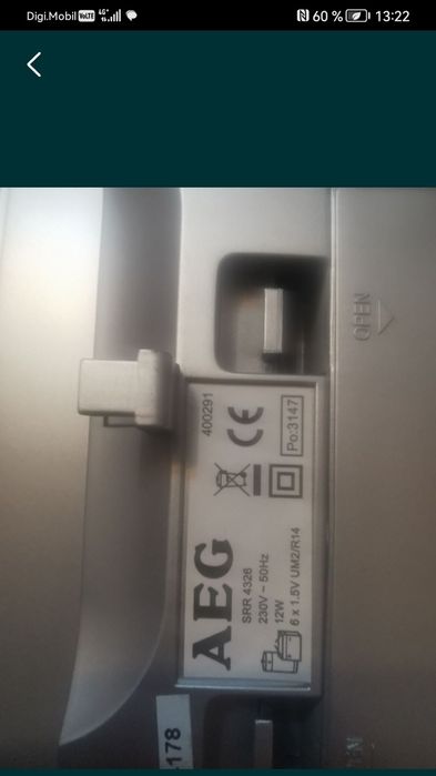 Casetofon Cd Mp3 AEG