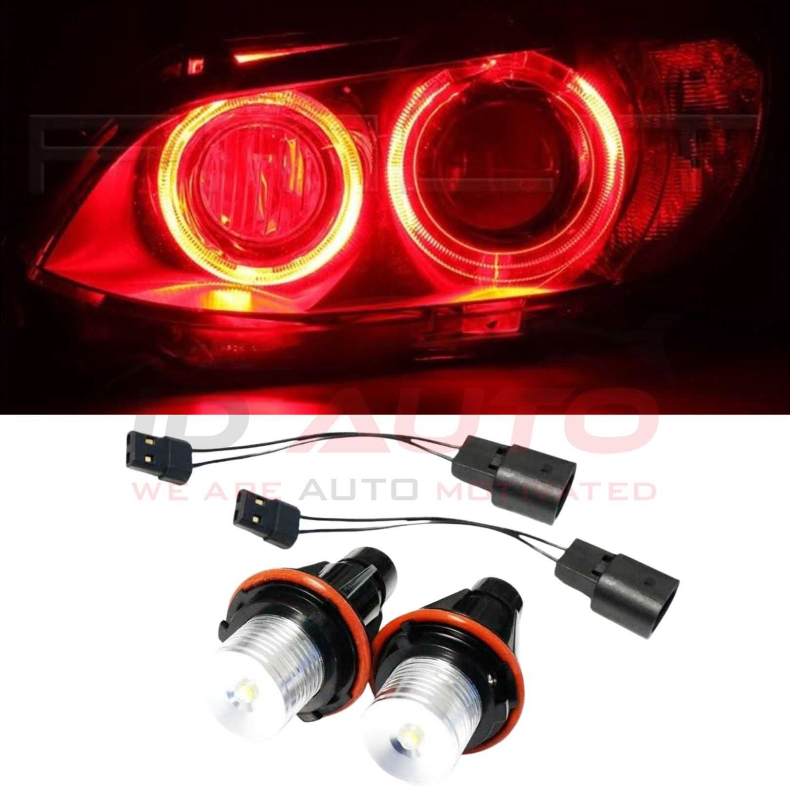 LED крушки Angel Eyes червени за BMW – с канбуси , бмв ангелски очи