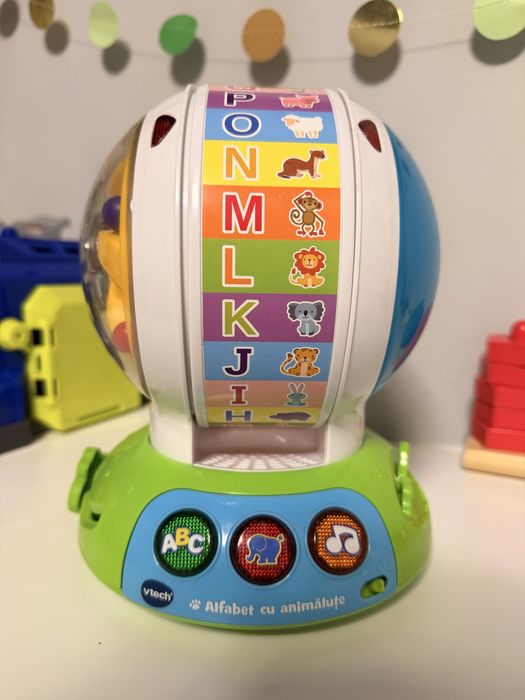 Alfabet cu animalute, Vtech Invarte si alege