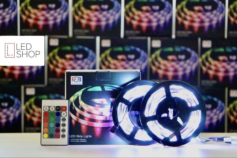 REDUCERE! Kit 12M Banda LED RGB Lumina Multicolora LED 5050